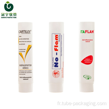 Tube en plastique cosmétique de 60 ml pour crème pour les mains